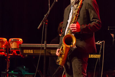 Thomas De Pourquery & Supersonic @ De Casino St.-Niklaas, picture 14, photographed by Guy Danneels - FrontView Magazine