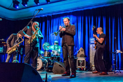 Thomas De Pourquery & Supersonic @ De Casino St.-Niklaas, picture 51, photographed by Guy Danneels - FrontView Magazine