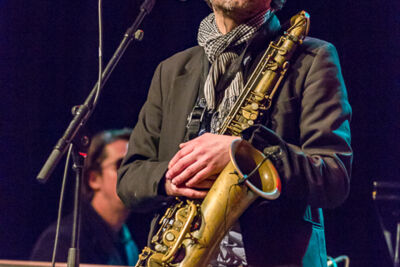 Thomas De Pourquery & Supersonic @ De Casino St.-Niklaas, picture 60, photographed by Guy Danneels - FrontView Magazine