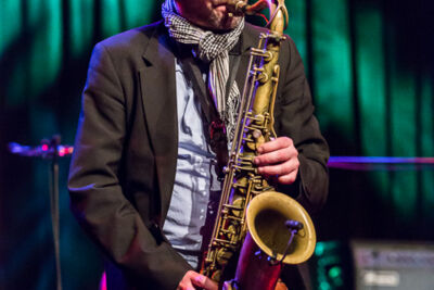Thomas De Pourquery & Supersonic @ De Casino St.-Niklaas, picture 72, photographed by Guy Danneels - FrontView Magazine