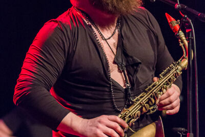 Thomas De Pourquery & Supersonic @ De Casino St.-Niklaas, picture 73, photographed by Guy Danneels - FrontView Magazine