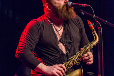 Thomas De Pourquery & Supersonic @ De Casino St.-Niklaas, picture 75, photographed by Guy Danneels - FrontView Magazine