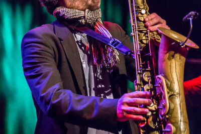Thomas De Pourquery & Supersonic @ De Casino St.-Niklaas, picture 79, photographed by Guy Danneels - FrontView Magazine