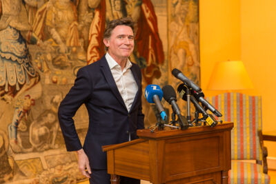 DE PREMIER persvoorstelling @ Wetstraat te Brussel, foto 5, foto's door Guy Danneels - FrontView Magazine