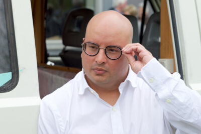 Umesh pop-up teevee @ perszaal VRT, foto 12, foto's door Bart Baevegems - FrontView Magazine