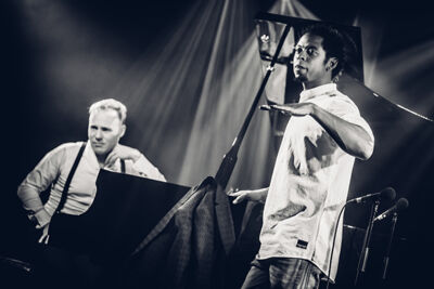 Jef Neve & Typhoon (soundcheck) @ Ancienne Belgique, picture 5, photographed by Elke Briers - FrontView Magazine