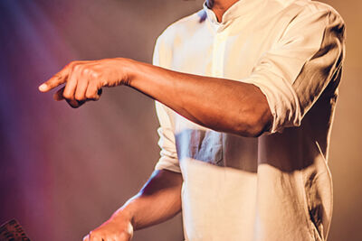 Jef Neve & Typhoon (soundcheck) @ Ancienne Belgique, picture 13, photographed by Elke Briers - FrontView Magazine