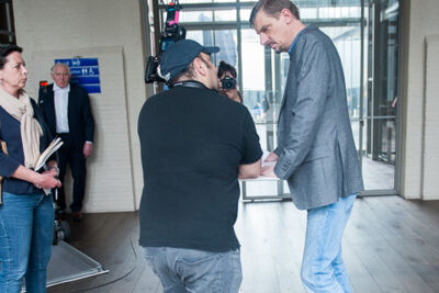 Setbezoek Dode hoek @ Felix Archief Antwerpen, picture 8, photographed by Dimitri Vanlommel - FrontView Magazine