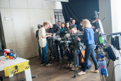 Setbezoek Dode hoek @ Felix Archief Antwerpen, picture 15, photographed by Dimitri Vanlommel - FrontView Magazine