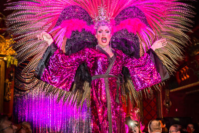 Persconferentie 'La Cage aux Folles' @ Mask'ara te Borsbeek, foto 10, foto's door Guy Danneels - FrontView Magazine