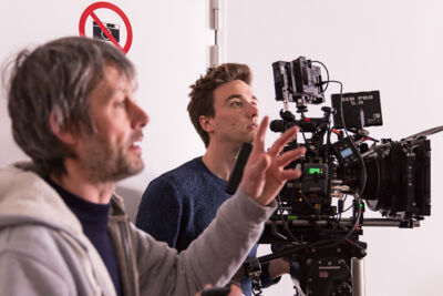Setbezoek verfilming: 'Dode Hoek' @ TV studio Brussel, foto 3, foto's door Guy Danneels - FrontView Magazine