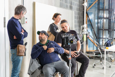Setbezoek verfilming: 'Dode Hoek' @ TV studio Brussel, foto 13, foto's door Guy Danneels - FrontView Magazine