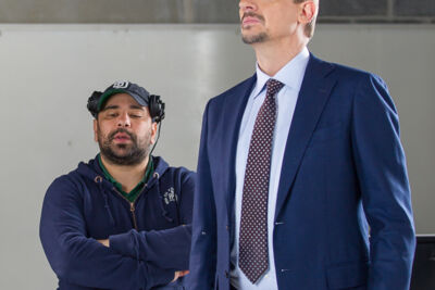 Setbezoek verfilming: 'Dode Hoek' @ TV studio Brussel, foto 18, foto's door Guy Danneels - FrontView Magazine