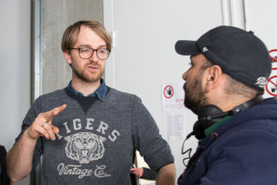 Setbezoek verfilming: 'Dode Hoek' @ TV studio Brussel, foto 56, foto's door Guy Danneels - FrontView Magazine