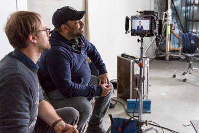 Setbezoek verfilming: 'Dode Hoek' @ TV studio Brussel, foto 57, foto's door Guy Danneels - FrontView Magazine