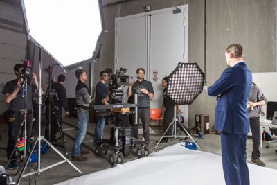 Setbezoek verfilming: 'Dode Hoek' @ TV studio Brussel, foto 62, foto's door Guy Danneels - FrontView Magazine