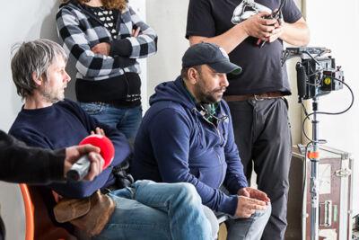 Setbezoek verfilming: 'Dode Hoek' @ TV studio Brussel, foto 63, foto's door Guy Danneels - FrontView Magazine