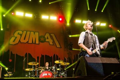 Sum 41 @ Groezrock 2016, foto 6, foto's door Edwin Houdevelt - FrontView Magazine