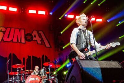 Sum 41 @ Groezrock 2016, foto 31, foto's door Edwin Houdevelt - FrontView Magazine