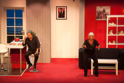 Zij en ik da geft ne kick @ echt Antwaarps teater, picture 2, photographed by Goele Bormans - FrontView Magazine