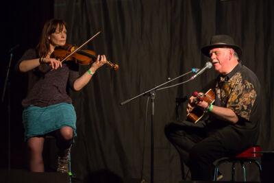 Dave Peabody & Regina Mudrich @ Duvelblues, picture 15, photographed by Marc Verdonck - FrontView Magazine