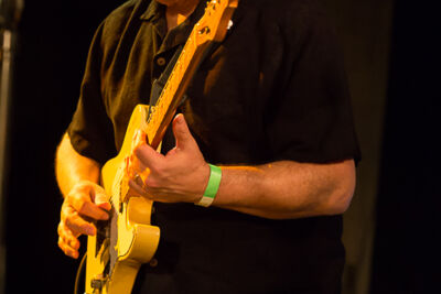 Jerry Donahue & Guitar collection @ Duvelblues, picture 2, photographed by Marc Verdonck - FrontView Magazine