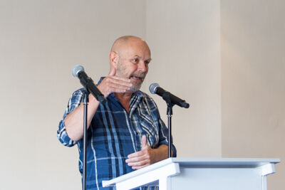 Persconferentie Revueshow 80th Celebration @ dakterras Aazaert te Blankenberge, foto 3, foto's door Guy Danneels - FrontView Magazine