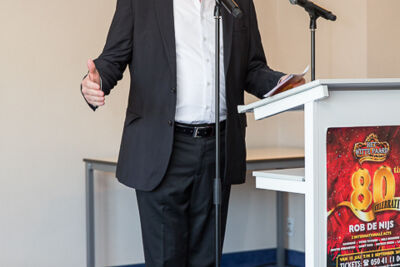 Persconferentie Revueshow 80th Celebration @ dakterras Aazaert te Blankenberge, foto 5, foto's door Guy Danneels - FrontView Magazine