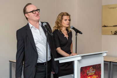 Persconferentie Revueshow 80th Celebration @ dakterras Aazaert te Blankenberge, foto 18, foto's door Guy Danneels - FrontView Magazine