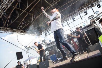 Frank Carter & The Rattlesnakes @ NOVA ROCK 2016, foto 7, foto's door Dorien Goetschalckx - FrontView Magazine