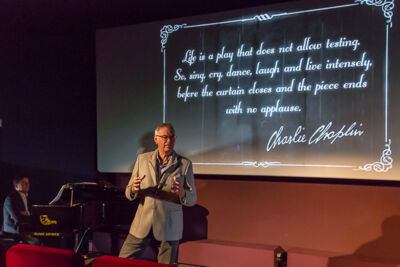 Chaplin, de Musical - Persconferentie @ Cinema Cartoon's te Antwerpen, picture 7, photographed by Guy Danneels - FrontView Magazine