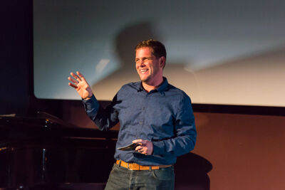 Chaplin, de Musical - Persconferentie @ Cinema Cartoon's te Antwerpen, picture 10, photographed by Guy Danneels - FrontView Magazine
