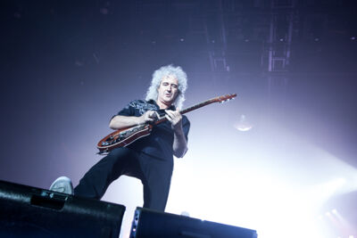 Queen + Adam Lambert @ Palais 12, picture 1, photographed by Dorien Goetschalckx - FrontView Magazine