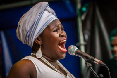 Daymé Arocena @ Festival Mundial, picture 9, photographed by Frank Bogers - FrontView Magazine