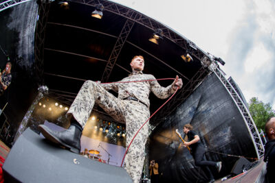 Frank Carter & The Rattlesnakes @ Vainstream Rockfest 2016, foto 14, foto's door Dorien Goetschalckx - FrontView Magazine