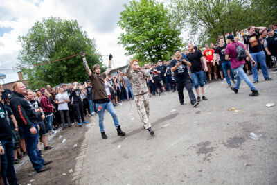 Frank Carter & The Rattlesnakes @ Vainstream Rockfest 2016, foto 15, foto's door Dorien Goetschalckx - FrontView Magazine