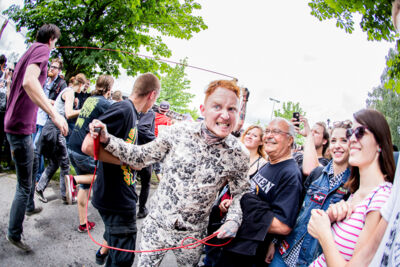 Frank Carter & The Rattlesnakes @ Vainstream Rockfest 2016, foto 17, foto's door Dorien Goetschalckx - FrontView Magazine