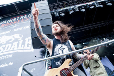 Bury Tomorrow @ Vainstream Rockfest 2016, picture 2, photographed by Dorien Goetschalckx - FrontView Magazine
