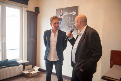 Christoff CD-voorstelling "Hou me vast", picture 1, photographed by Goele Bormans - FrontView Magazine