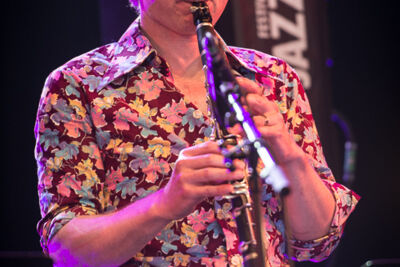 Flat Earth Society feat. Mauro Pawlowski @ Gent Jazz 2016, picture 4, photographed by Jan van Hecke - FrontView Magazine