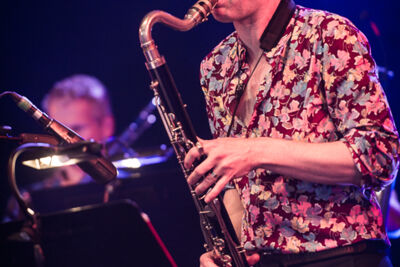 Flat Earth Society feat. Mauro Pawlowski @ Gent Jazz 2016, picture 10, photographed by Jan van Hecke - FrontView Magazine