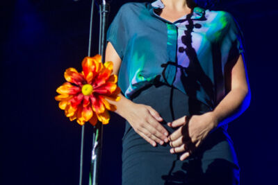 Selah Sue @ Bospop, foto 2, foto's door Erwin Evrard - FrontView Magazine