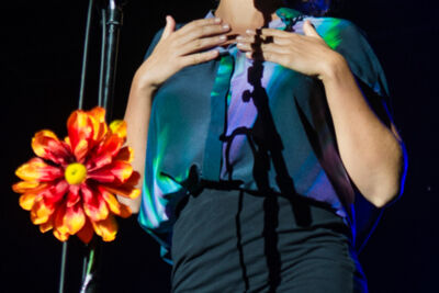 Selah Sue @ Bospop, foto 4, foto's door Erwin Evrard - FrontView Magazine