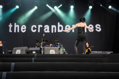 The Cranberries @ Bospop, foto 10, foto's door Erwin Evrard - FrontView Magazine