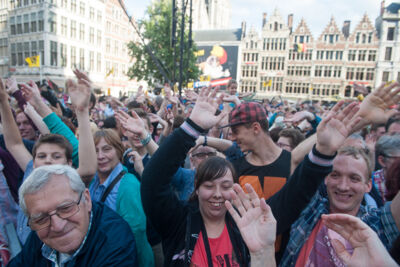 Vlaanderen Feest @ Grote Mart - Antwerpen, foto 3, foto's door Dimitri Vanlommel - FrontView Magazine