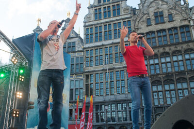 Vlaanderen Feest @ Grote Mart - Antwerpen, foto 48, foto's door Dimitri Vanlommel - FrontView Magazine