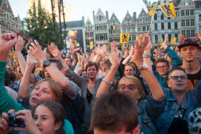 Vlaanderen Feest @ Grote Mart - Antwerpen, foto 71, foto's door Dimitri Vanlommel - FrontView Magazine