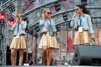 Vlaanderen Feest - Repetities @ Grote Markt Antwerpen, picture 21, photographed by Goele Bormans - FrontView Magazine