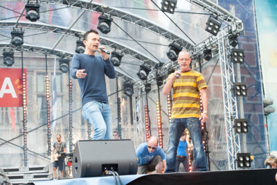 Vlaanderen Feest - Repetities @ Grote Markt Antwerpen, picture 87, photographed by Goele Bormans - FrontView Magazine