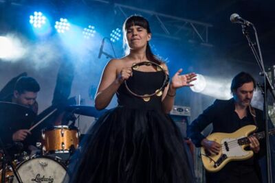 Lady Linn & her magnificent seven @ engie parkies, picture 20, photographed by Dieter  Boone - FrontView Magazine